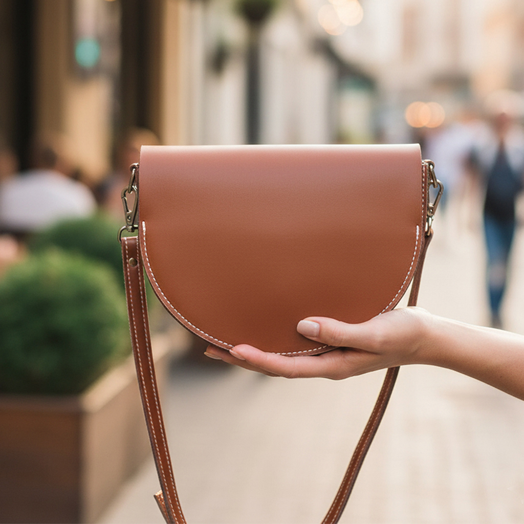 The Crescent Stitch Saddle Bag - Image 3